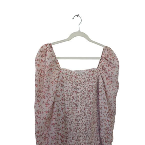 PRINCESS POLLY Allover-Smocking Long Sleeve Dress - Picture 5 of 7